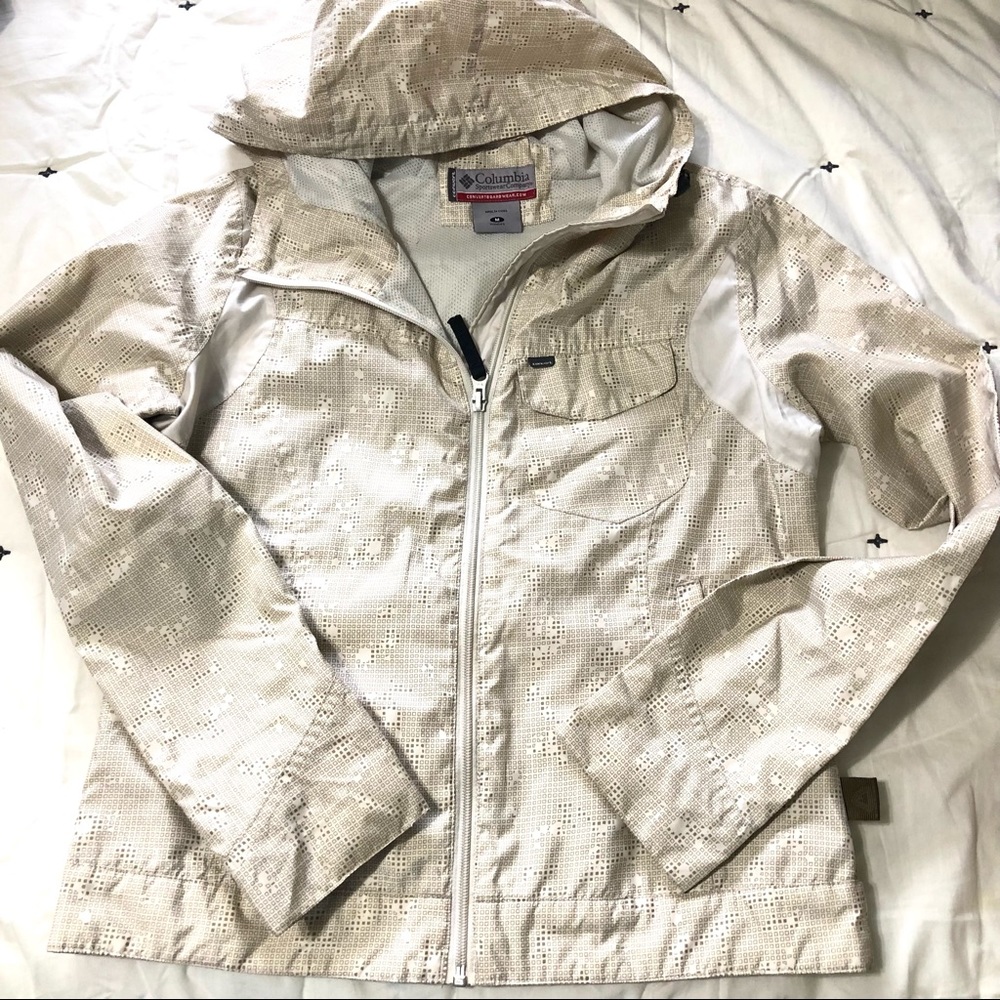 COLUMBIA CONVERT LINED LIGHTWEIGHT ZIP UP JACKET #56